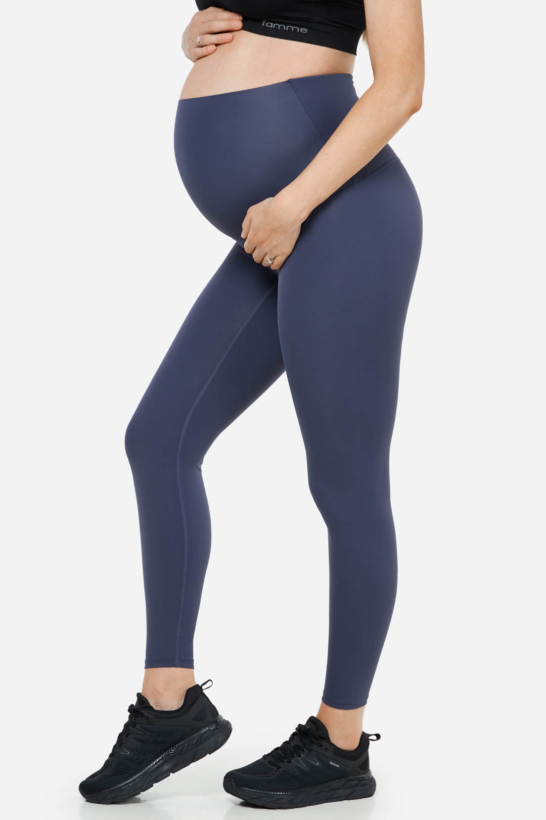 Maternity – Flex Blue Leggings Famme