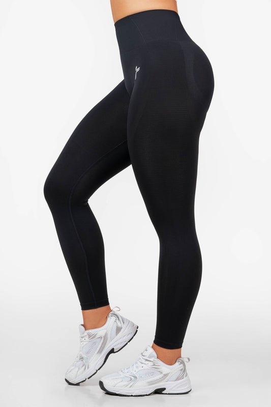 Les Poulettes Fitness - Legging sport femme original noir et blanc