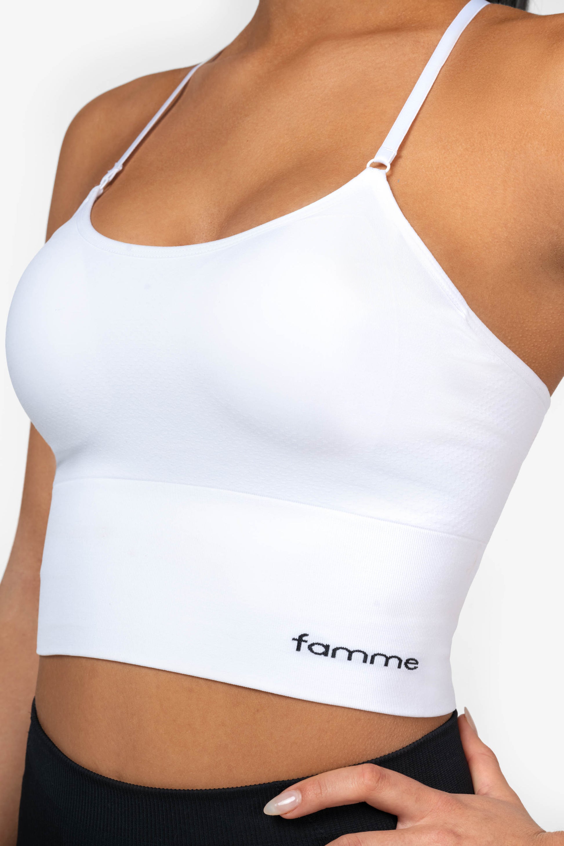 Wirefree Seamless Cami Vest Bralette With U-shaped Design For Women's Back  & Chest Support During Exercise, Running, Fitness Training Etc.