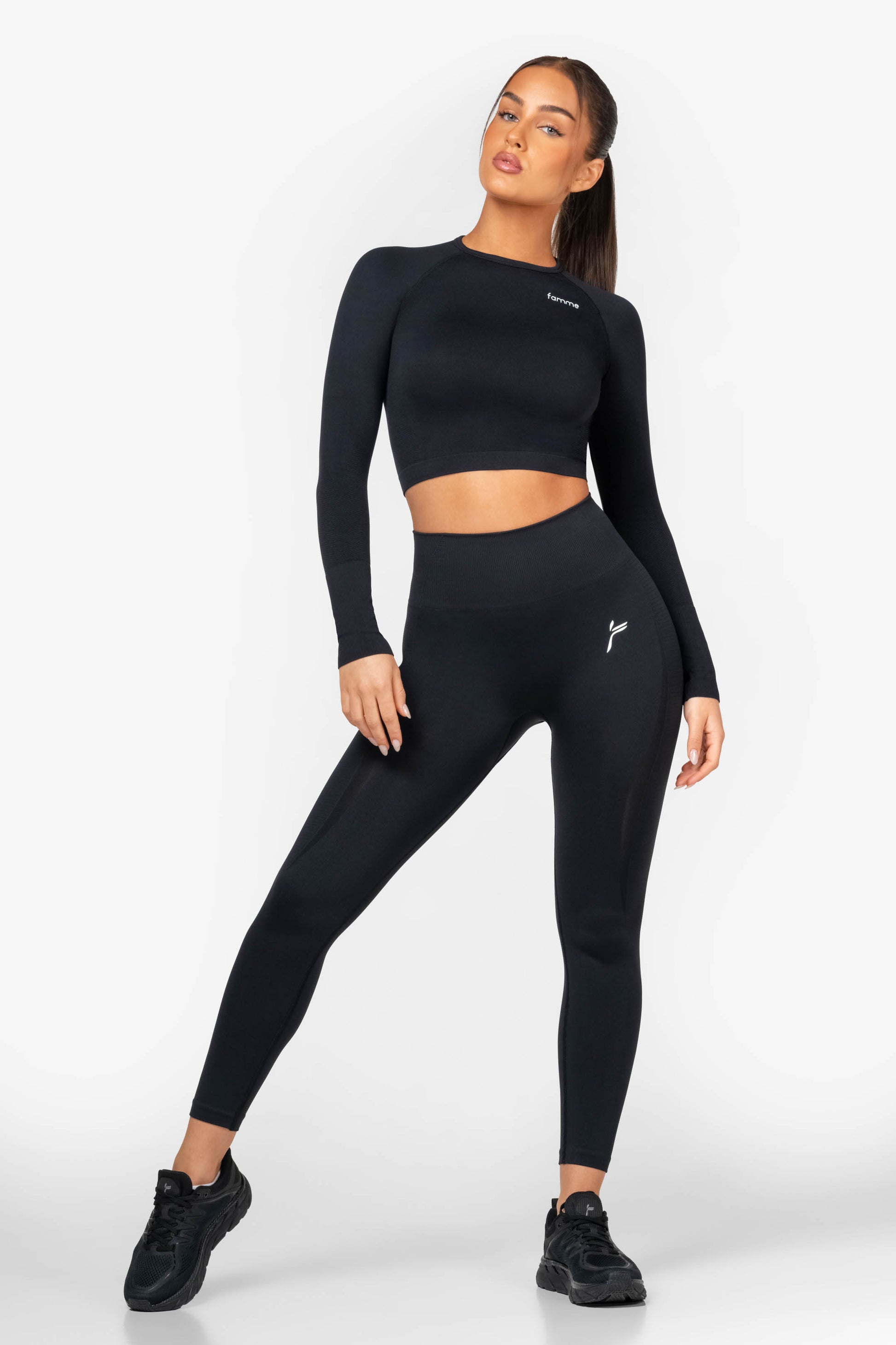 High Waist Compression Tights  Non-See-Through & 100% Squat Proof– BARA  Sportswear