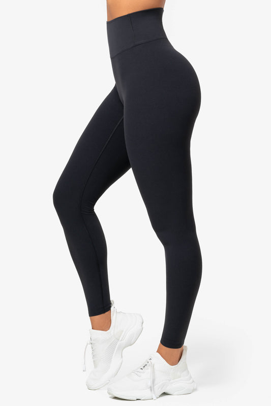 High-Waisted Elevate Plus-Size 7/8-Length Ombré Compression Leggings